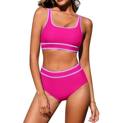 FemiChic Women's Colour Block Bikini Set Cover