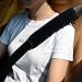 2 Pack Soft Seat Belt Cover Pad with Embroidered Sticker (Passenger Princess) - Comfortable Seatbelt Covers for All Cars and All Ages - Seat Belt Extender Shoulder Pad - Seatbelt Cushion for Backpack