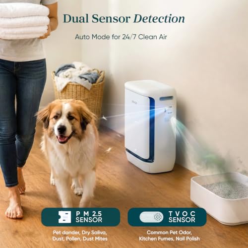 Image of LEVOIT Smart Pet Air Purifier for Home Pets Large Room, Vital Pet Pro,White