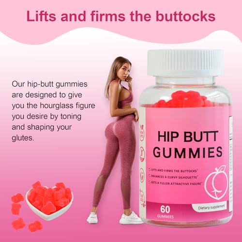 Laicuherb Hip Butt Enhancer Gummies For Butt Growth And Hips, Booty Gummies For Bigger Butt Fast, Booty Curvy Body Gummies Weight Gainer For Women Workout Enhancement thumb #3