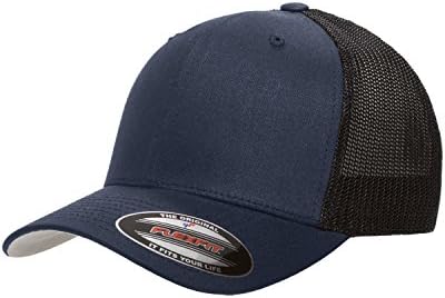 Flexfit/Yupoong 6511,6511T,6511W Trucker Mesh Hat Cap (Navy)