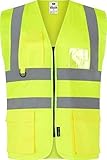 Chaleco ejecutivo de alta visibilidad Saturn Yellow