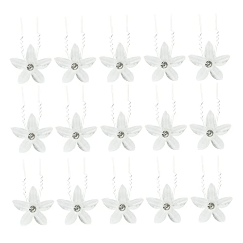 Bridal flower hairpin épingles à cheveux mariage et headdress chic strass