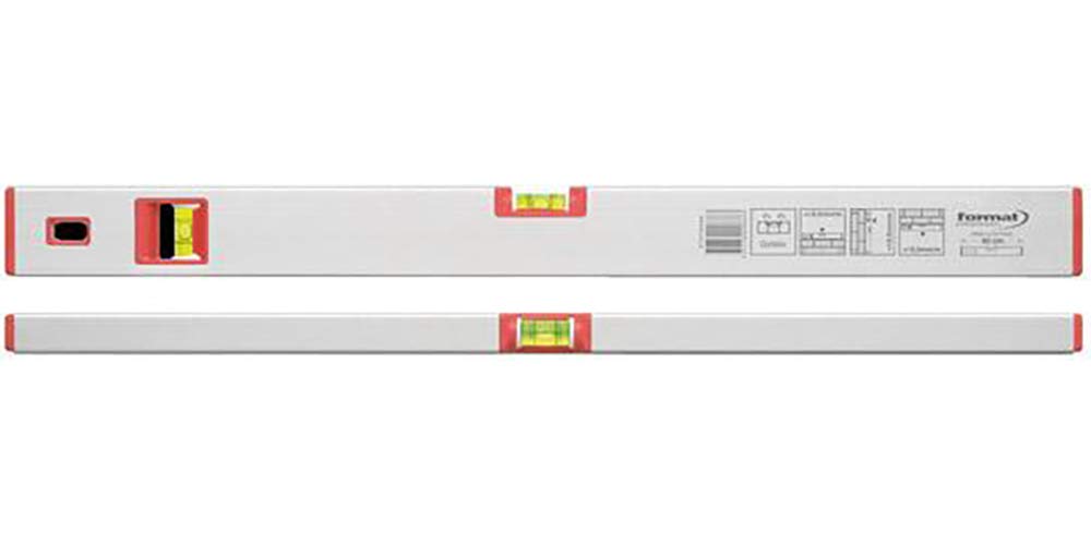 Format 7647270200 - Nivel de agua met.ligero 200cm plata elox.