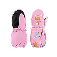 Century Star Skihandschoenen voor kinderen, wanten, winterhandschoenen, sneeuwhandschoenen voor kinderen van 1-7 jaar, grijs, 1-3 jaar