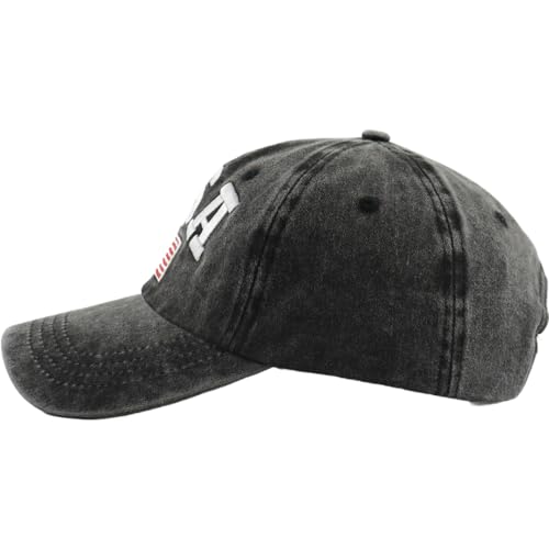 Image of SHANVANKE American Flag Hats for Men Women, Cotton Adjustable Embroidered US Baseball Cap
