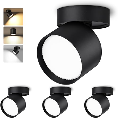 GeyouLux LED Adjustable Projection Spotlight, 7W 800LM diameter 82×80mm Dimmable Ceiling Spotlights