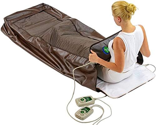 Far Infrared 360 Wrap Set - Gemstone Full Body Heating Pad - All Around Personal Heated Mats with 5 Natural Therapies for Wellness and Recovery - TAO and Soft Inframat 74" x 28"