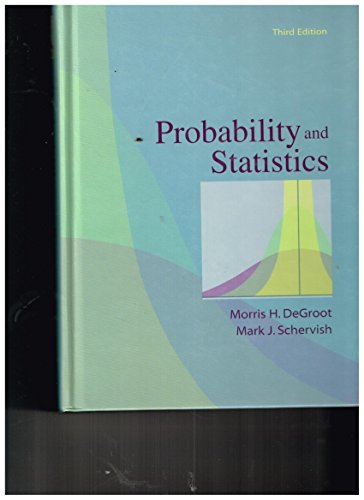 Probability and Statistics (Third Edition, 2002... B01FETPSRG Book Cover