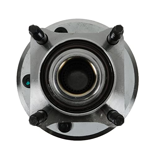 Image of TRQ Rear Left and Right Wheel Bearing and Hub Assembly Set 2 Piece Compatible with 2005-2010 Jeep Grand Cherokee 2006-2010 Commander