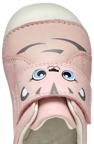 Geox Baby-Mädchen B TUTIM B Sneaker, Rose/White, 19 EU