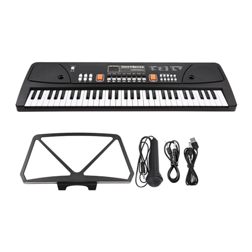 Électronique clavier Piano Orgue Électronique À 61 Touches Avec Microphone, Clavier Numérique, Piano Avec Affichage LED, Double Haut-parleur Stéréo Intégré - Les Beatles, Paul McCartney, John Lennon, RIngo Starr, George Harrison Électronique clavier Piano Orgue Électronique À 61 Touches Avec Microphone, Clavier Numérique, Piano Avec Affichage LED, Double Haut-parleur Stéréo Intégré
