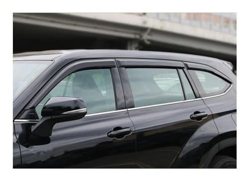 Déflecteur fenêtre latérale pluie pour Kluger 2021-2023 et pare-pluie voiture étanche anti-buée - 2