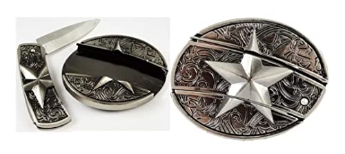 Fivela canivete knife Estrela Rodeio Xerife