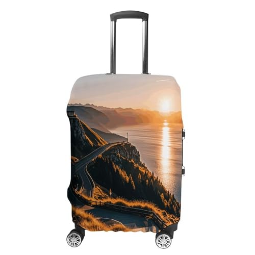 Travel Luggage Cover Elastic Suitcase Protector Anti-Scratch Washable Shining Overlook Luggage Sleeve Tsa Approved Carry on Covers Baggage Cover Fits 18-32 Inch Luggages