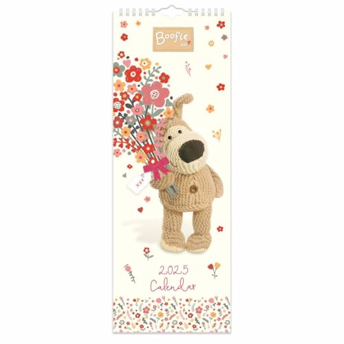 Calendario de pared delgado 2025 Boofle organizador mensual estrecho para notas