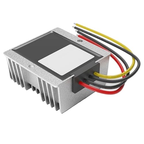 BUDVSQC Regulador de voltaje para coche de 10-36 V a 12 V, 13,8 V/15 V/19 V, 20 V/24 V, módulo regulador de fuente de alimentación 20 A, resistente al agua (OUTPUT8A, 9V-36V_27V)