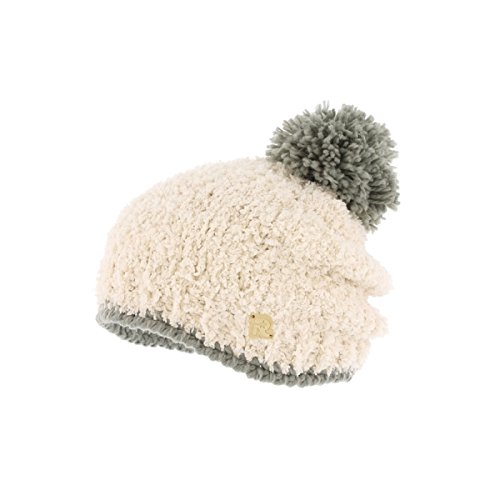 Berretto con pompon Fantasia Grigio in Plush Taky