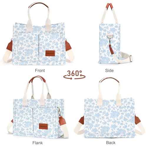 Bolso Tote de Lona para Mujer, Grande miniatura 4
