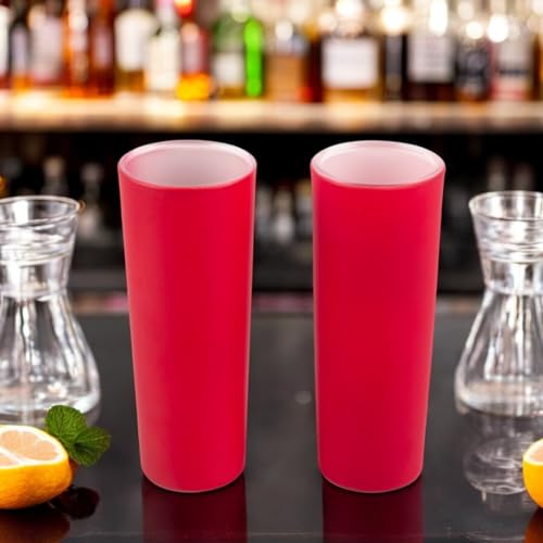 Image of Bar Box Shot Glasses (Set of 2) (Red)
