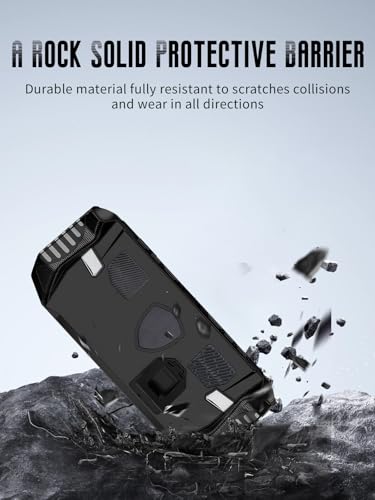 Case for MSI Claw A8 BZ2EM-070US 2026 (Black) | Flexible TPU Protective Cover with Kickstand, Shockproof miniatura 2