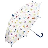 Happy Rain Bambino Girls - Ombrellone da bambino, colore: Bianco, bianco, Piccolo