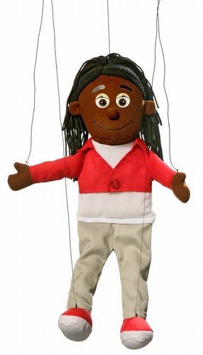 Sierra Black Girl Marionette String Puppet