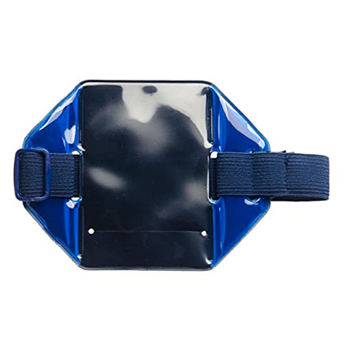 Reflective Arm Band w/ID Holder-Blue