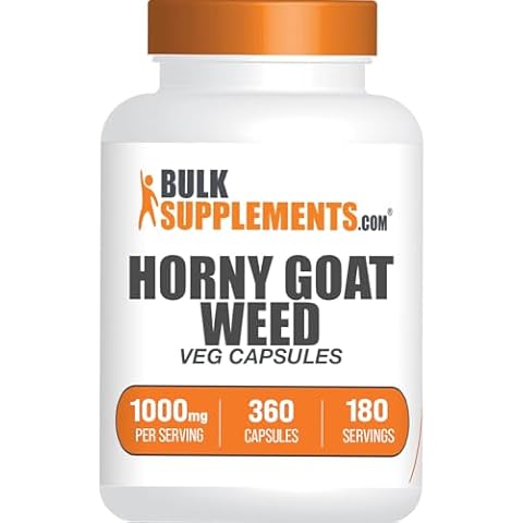 BULKSUPPLEMENTS.COM Horny Goat Weed Extract Capsules Cover
