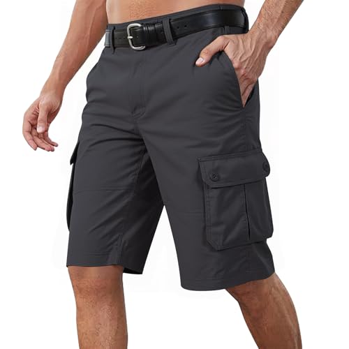 La mejor comparación de Pantalones cortos para Hombre comprados en linea. 41 CUBIC PLANET Pantalones Cortos para Hombres(Gris,38)