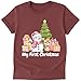 My First Christmas Custom T-Shirt – Personalized Holiday Shirt with Custom Backside Text, Year or Name | Handmade Christmas Outfit for Baby, Kids & Family