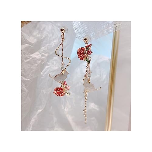 Boucles d'oreilles asymétriques legeres pour oreilles sensibles sans douleur