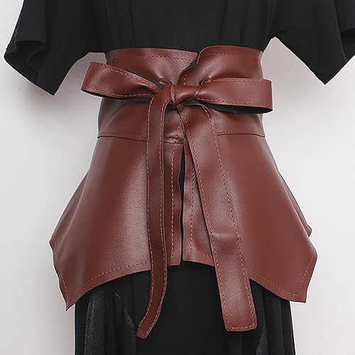 Hrtesus Peplum Belt For Women, Leather Peplum Decorative Belt, Wrap Around Cummerbund Corset Waistband2