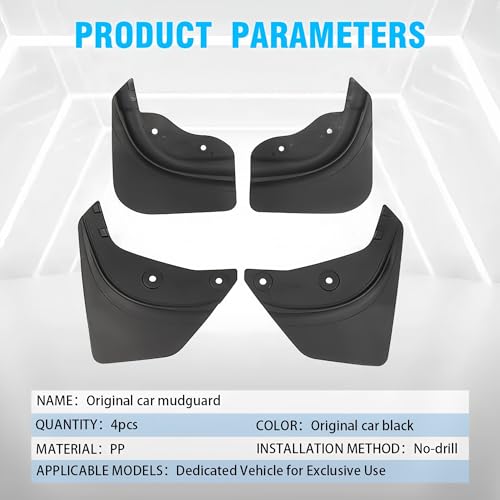 Garde-boue pour Tesla Model Y finition premium ajustement parfait - 5
