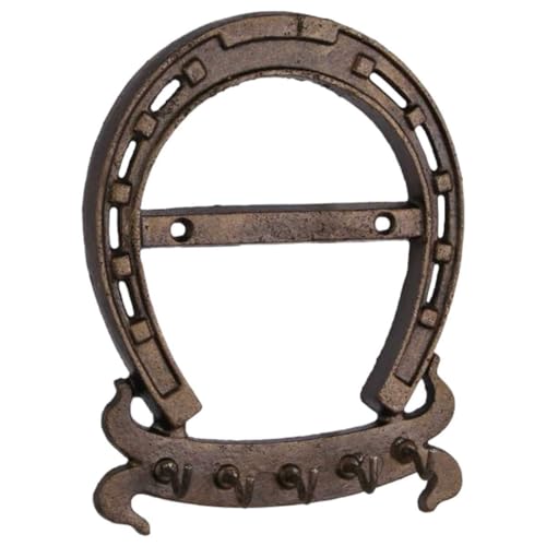 vianmo Portachiavi in ghisa a ferro di cavallo portachiavi