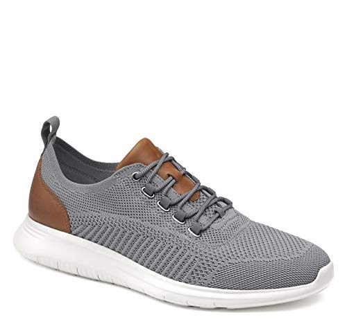 Johnston & Murphy Men's Amherst U-Throat Gray Knit 8 M US