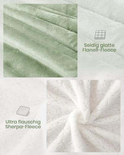 Good Nite Kuscheldecke 150x200cm Sherpa Fleecedecke Wohndecke – Ansicht 4