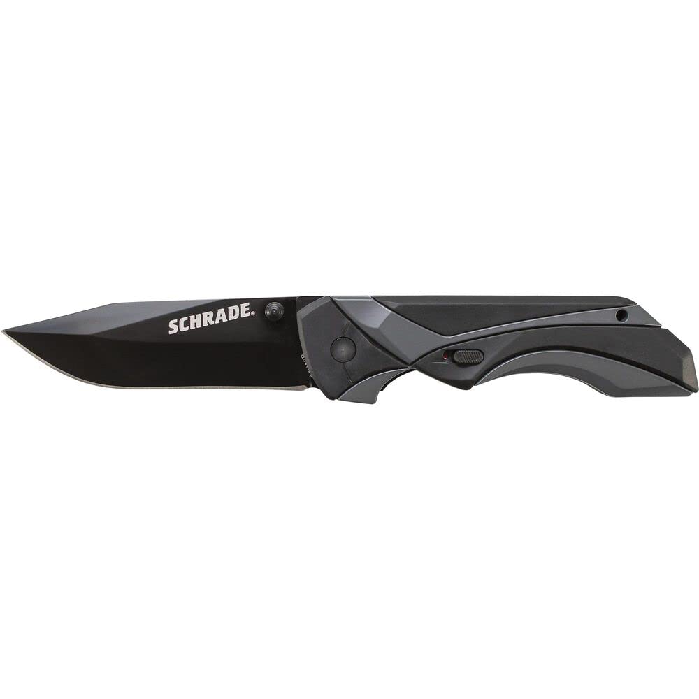 Schrade - Nóż składany | długość ostrza: 8,57 cm - uchwyt: aluminium - Linerlock Black