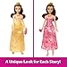 Mattel Disney Princess Toys, Belle Fashion Doll with 2 Looks, 9 Accessories, 2 Snap-On Bodices & 2 Skirts, 2-in-1 Stories Inspired by Movie