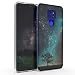 Produktbild kwmobile Case kompatibel mit Motorola Moto G9 Play/Moto E7 Plus - Hülle Silikon transparent Galaxie Baum Wiese Blau Grau Schwarz