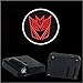 2Pcs Decepticon Car Emblem Wireless Universal Car Projection LED Projector Door Shadow Light Welcome Light Emblem Logo Lamps Kit For Decepticons and all Cars,No Drilling Required