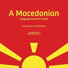 A Macedonian Language Course for Travel Audiolibro Por Jovana Petrovic arte de portada