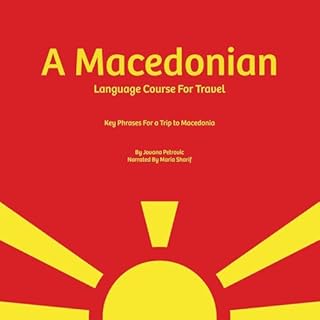 A Macedonian Language Course for Travel Audiobook By Jovana Petrovic cover art