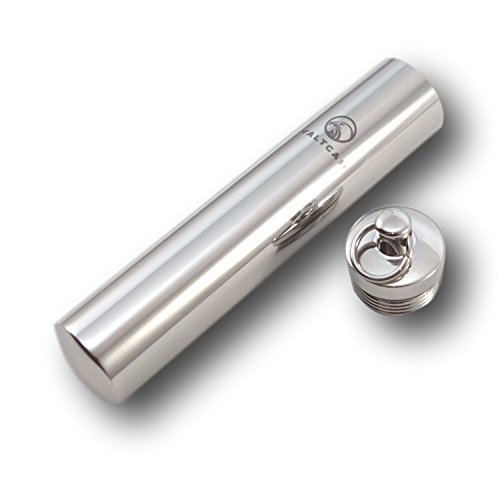 Valtcan Pill Pendant Container Fob Stainless Steel