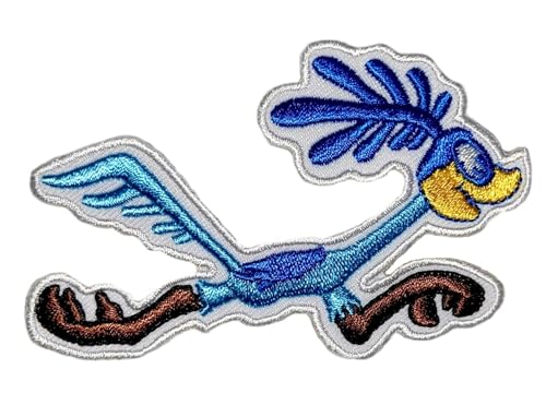 Nostalgic PLYMOUTH Road Runner Roadrunner Beep Beep Classic Car racer Logo Sign Racing Patch Iron on Applique Embroidered T shirt Jacket Gift BY SURAPAN