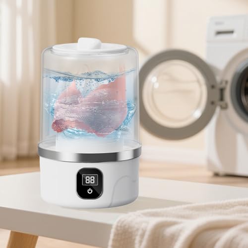 Machine à laver portable bébé mini lave-linge compact blanc dortoir - 7