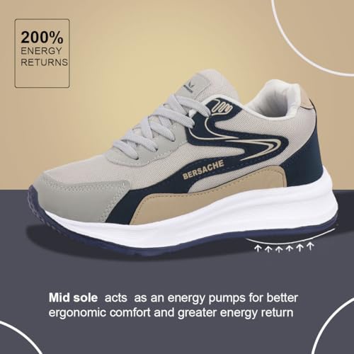 Image of BERSACHE Casual Sneaker Shoe for Men| Soft Cushioned Insole, Slip-Resistance Casuals for Men