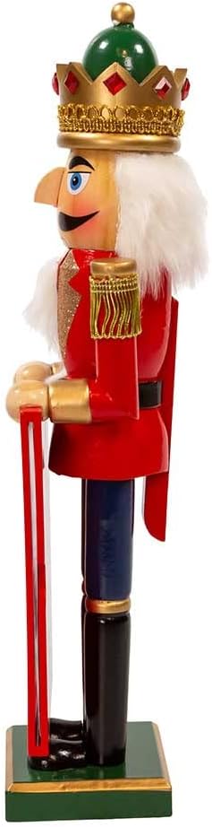 Kurt Adler 15-Inch Nutcracker King Holding Picture Frame