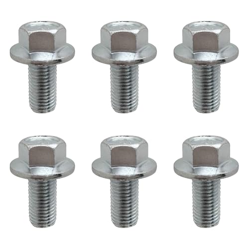 Image of Mower Blade Hex Bolts Replacement for Honda - 90105-960-710 (6 Pack)