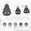 Touchat Wearable Blanket Hoodie for Kids & Teens 6-13 Year Old, Oversized Sherpa Fleece Sweatshirt with Pocket, Soft Cozy Hooded Blankets Christmas Birthday Gift for Boys and Girls, Grey #2